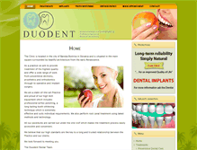Tablet Screenshot of duodent.sk